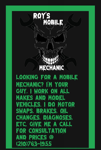Roy's Mobile Mechanic, San Antonio